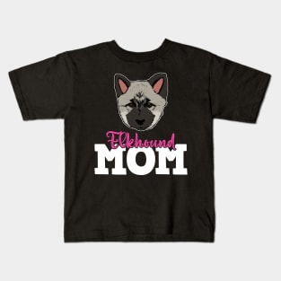 Elkhound Mom Kids T-Shirt